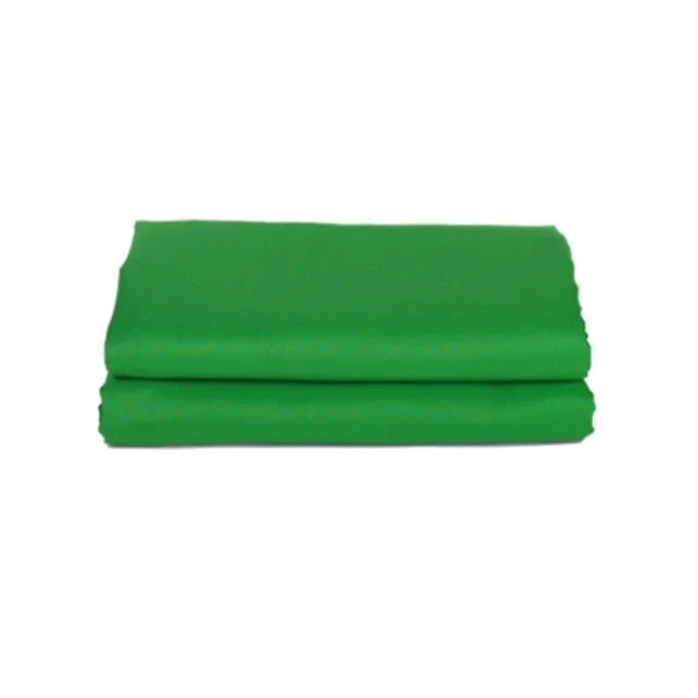 Muslin Photo Backdrop – Green Screen, White, Black, Blue