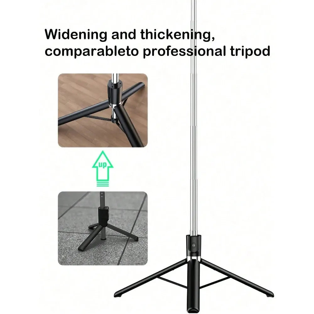 1.7m Wireless Selfie Stick Tripod with Remote