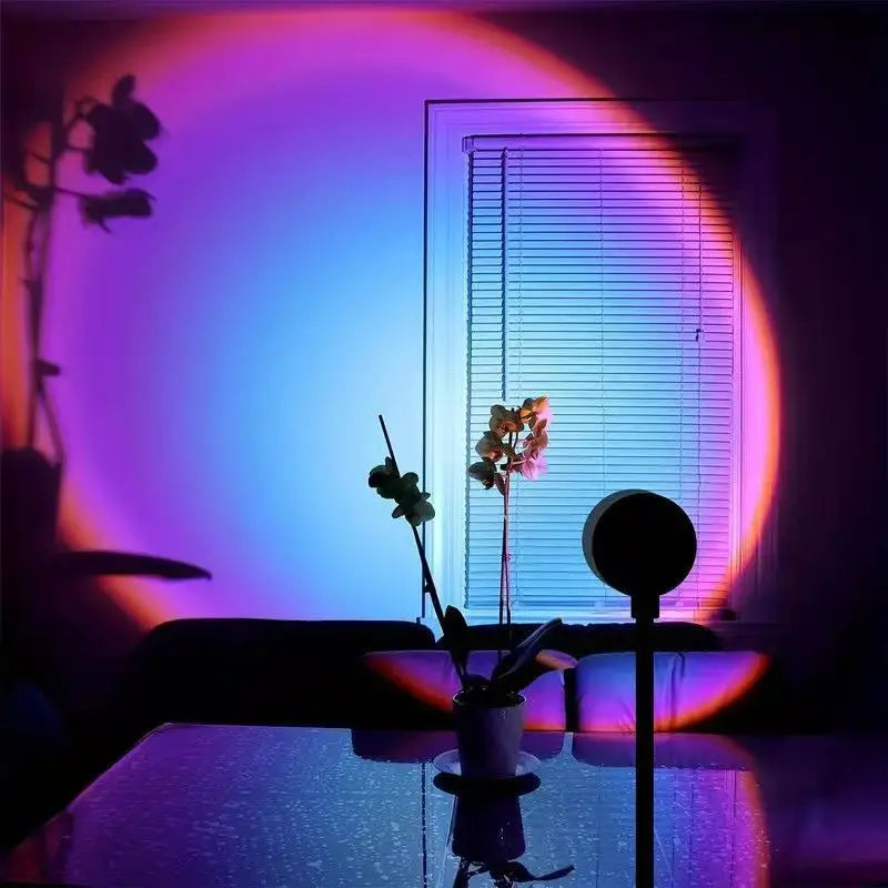 Art Deco Sunset Projection Lamp