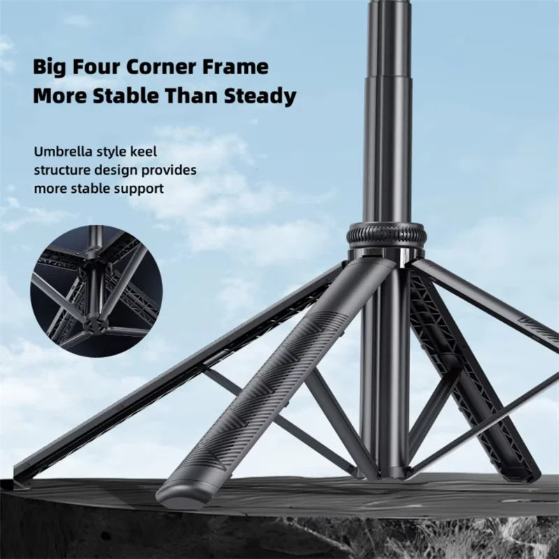 360° Gimbal Stabilizer & Tripod – AI Face Tracking