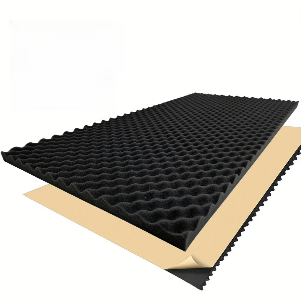 Self-Adhesive Soundproof Studio Foam – 50×100 cm