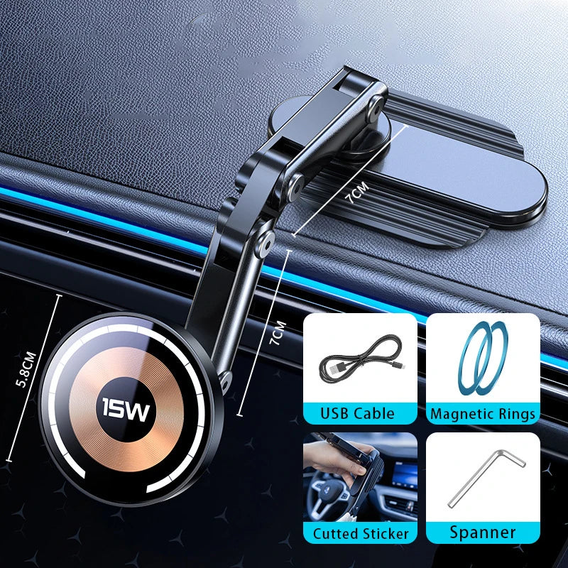 Magnetic Wireless Car Charger Mount