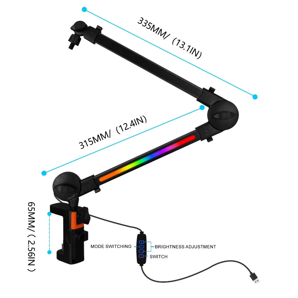 Pro 360° Microphone Boom Arm