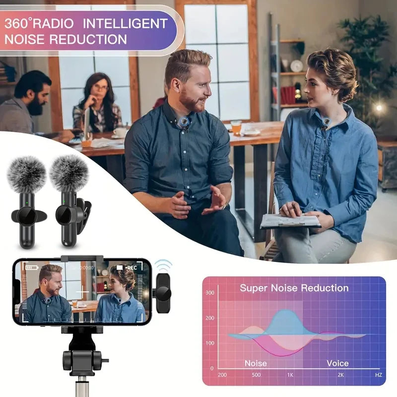 Wireless Lavalier Microphone for Phones