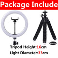 12-Inch LED Ring Light with Tripod Stand